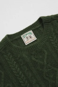 ANTIQUE CABLE KNIT SWEATER