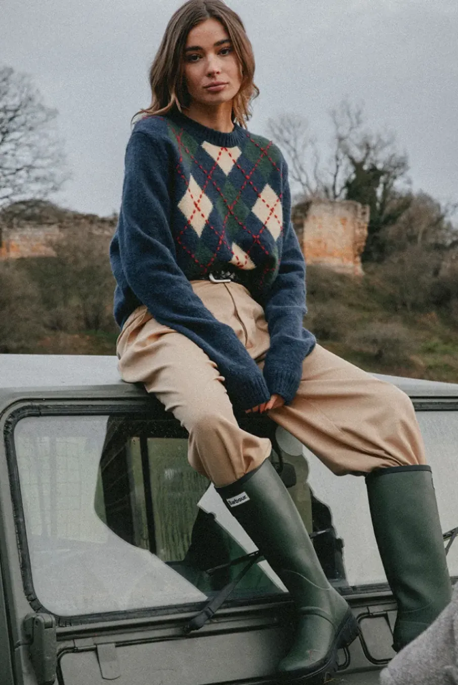 ARGYLE SWEATER