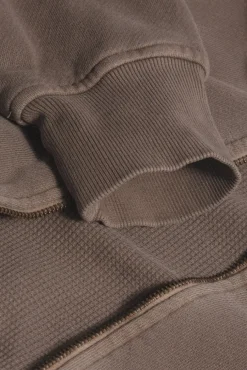BABYDOLL CROP ZIP HOODIE