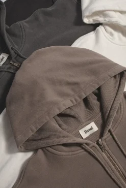 BABYDOLL CROP ZIP HOODIE