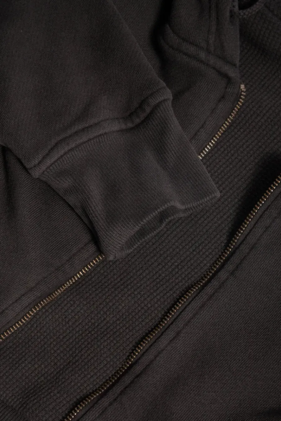 BABYDOLL CROP ZIP HOODIE