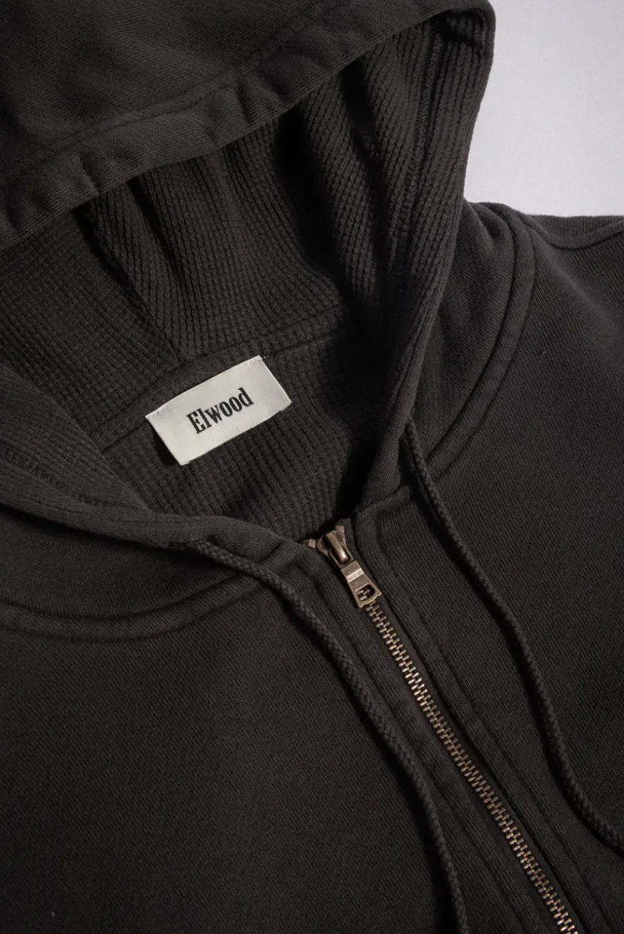 BABYDOLL CROP ZIP HOODIE