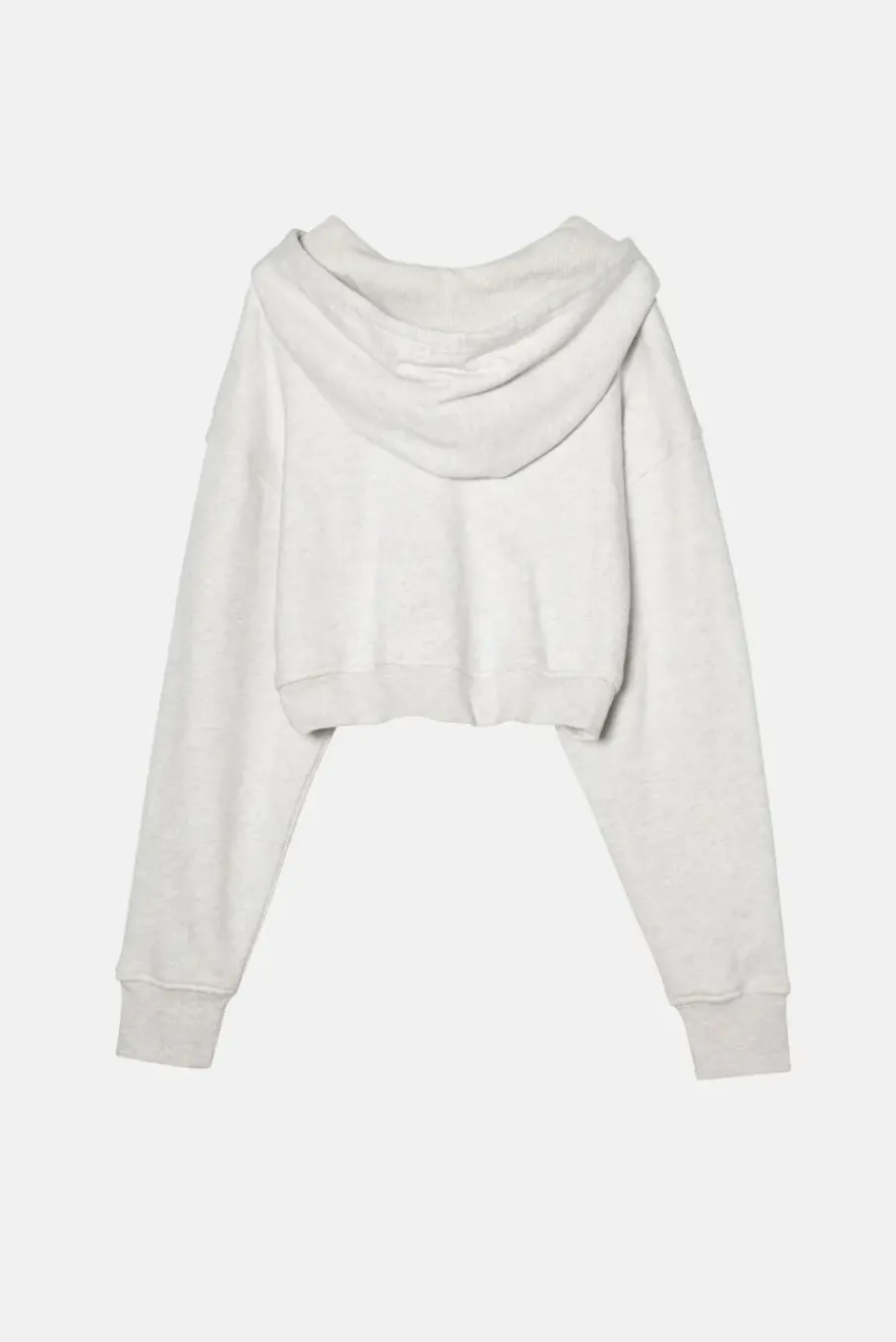 BABYDOLL CROP ZIP HOODIE