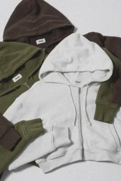 BABYDOLL CROP ZIP HOODIE 3 PACK