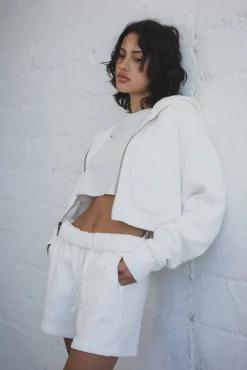 BABYDOLL CROP ZIP HOODIE 3 PACK