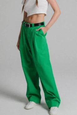 BIG PLEATS CHINO PANT