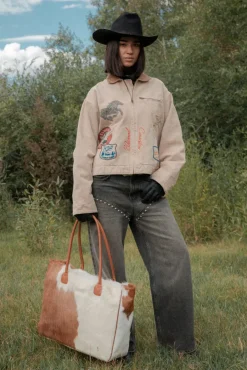 COW HIDE BAG