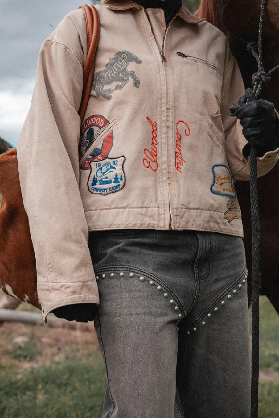 DENIM CHAPS PANT