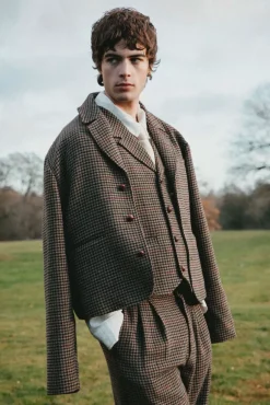 GRANDAD CROPPED BLAZER
