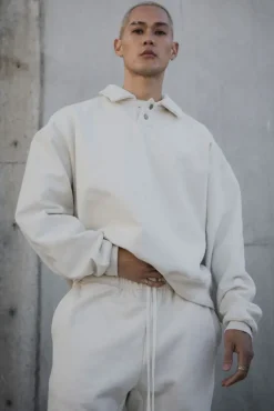 HEAVYWEIGHT POLO CREWNECK