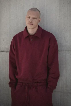 HEAVYWEIGHT POLO CREWNECK