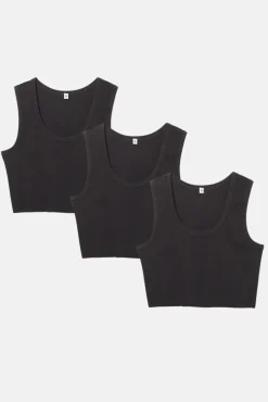 MALIBU CROP TANK 3 PACK