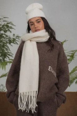 MOHAIR BLEND SCARF
