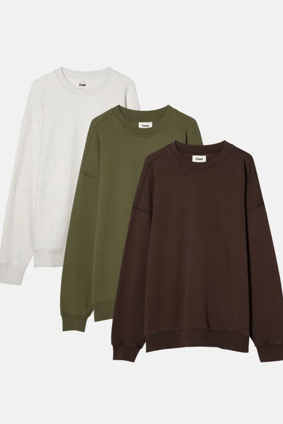 OVERSIZED CORE CREWNECK 3 PACK