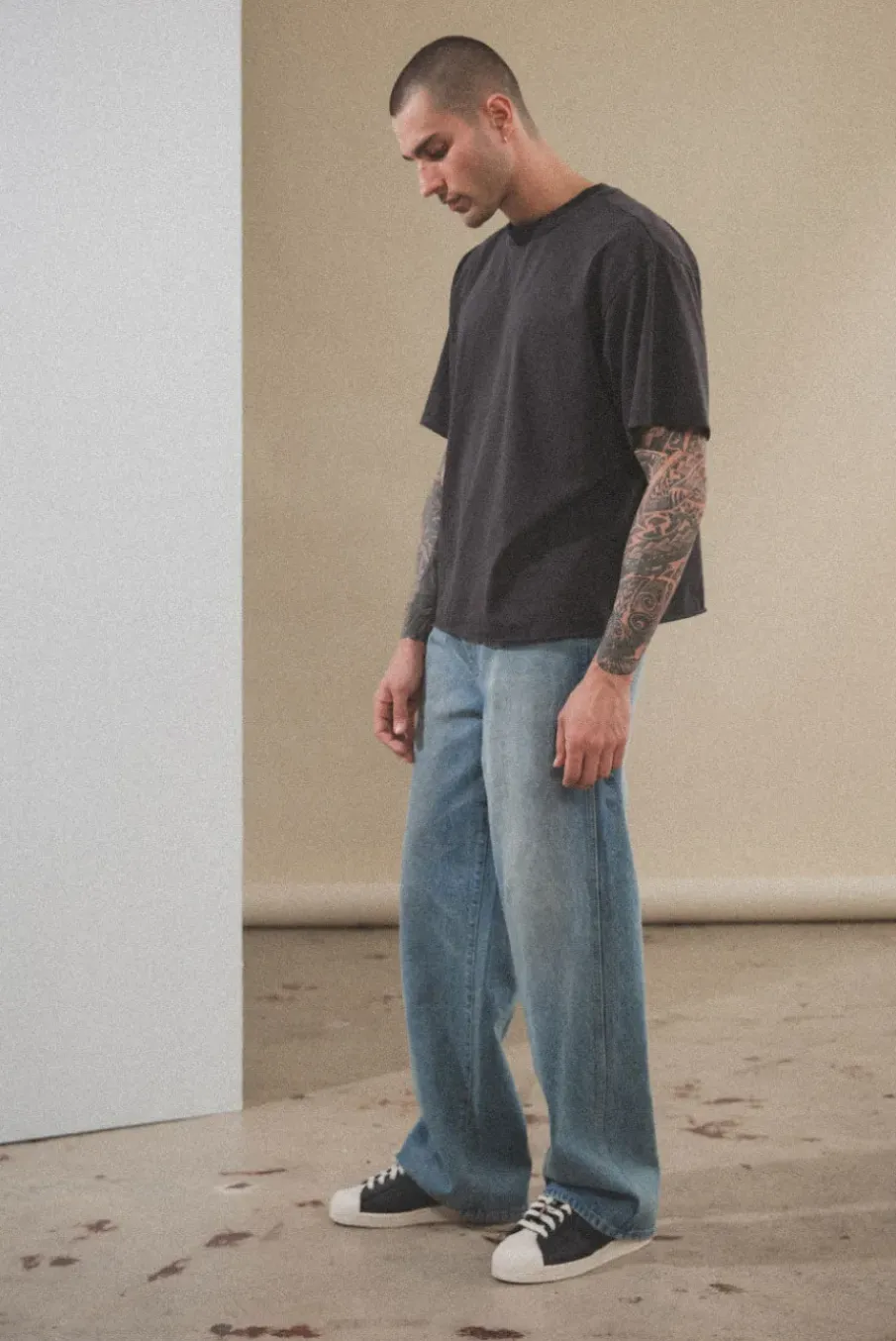 OVERSIZED CROP CORE TEE