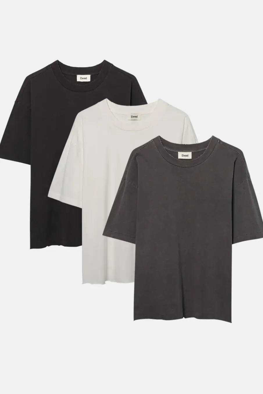 OVERSIZED CROP CORE TEE 3 PACK