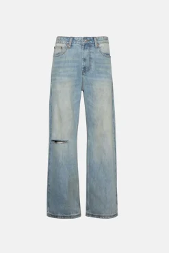 STRAIGHT LEG DENIM PANT