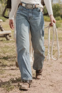 STRAIGHT LEG DENIM PANT