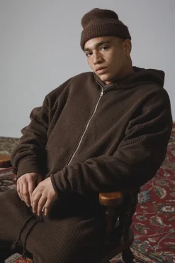 THERMAL ZIP HOODIE