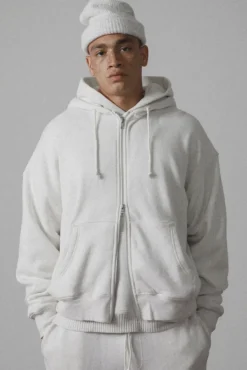 UNLINED ZIP HOODIE