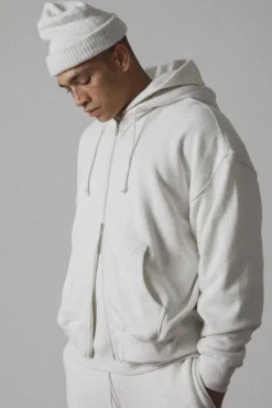 UNLINED ZIP HOODIE