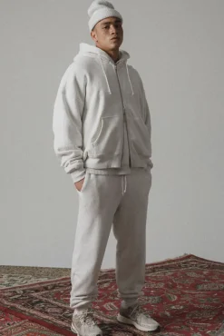 UNLINED ZIP HOODIE