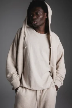 UNLINED ZIP HOODIE