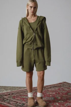 UNLINED ZIP HOODIE
