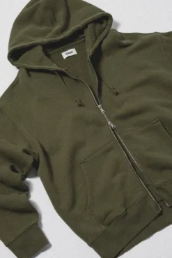 UNLINED ZIP HOODIE