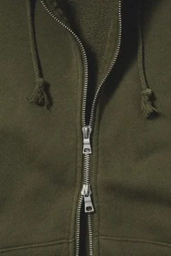 UNLINED ZIP HOODIE