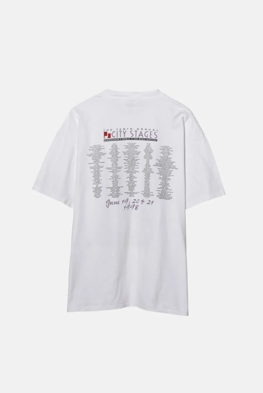 VINTAGE 98' CITY STAGES TEE - L