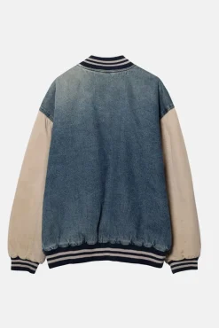 VINTAGE DENIM LETTERMAN - L/XL