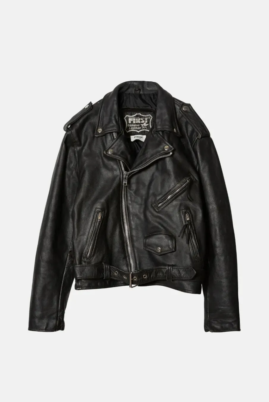 VINTAGE FIRST LEATHER JACKET - S
