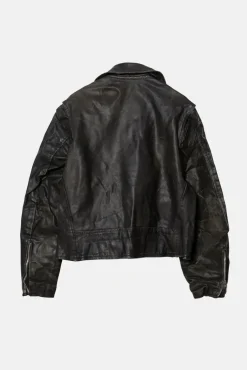 VINTAGE LEATHER JACKET - S/M