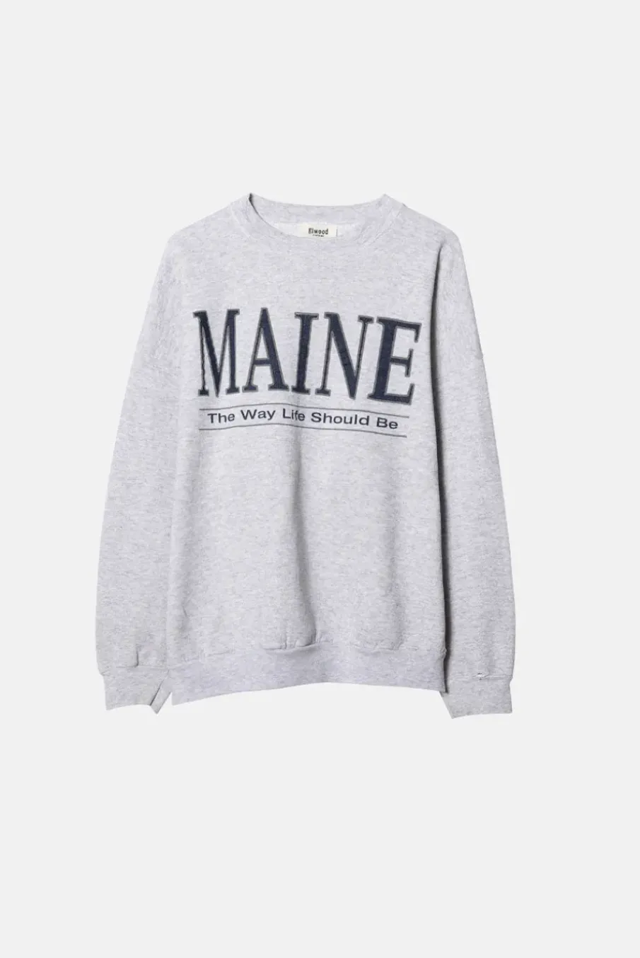 VINTAGE MAINE CREWNECK - L