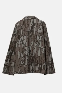 VINTAGE REAL TREE JACKET - L